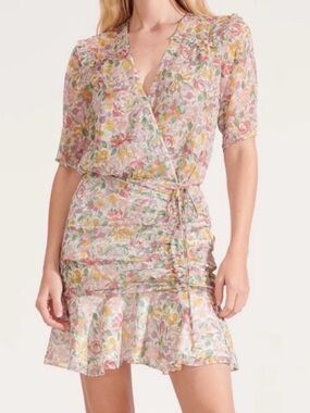 Veronica Beard dakota garden silk dress